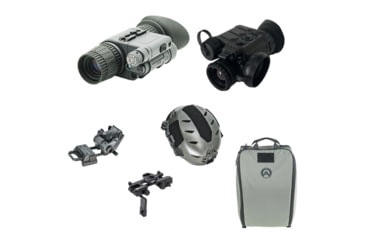 Image of Armasight MNVD-51/Sidekick Bundle, Pinnacle 2376 Gen 3 Ghost White Phosphor IIT NVM, 640 TMM, M/L Helmet, Gray