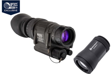Image of Armasight OPMOD PVS-14 Night Vision 1x26mm Monocular w/ 3x Magnifier, Gen 3, 72-81 lp/mm, Black, NAMPVS14OPG9D41