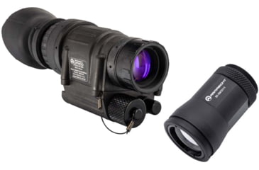 Image of Armasight OPMOD PVS-14 Night Vision 1x26mm Monocular w/ 3x Magnifier, Gen 3, 72-81 lp/mm, Black, NAMPVS14OPG9D41