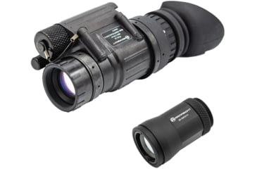 Image of Armasight PVS-14 Multi-Purpose Night Vision Monocular w/ 3x Lens, Bravo Gen 3 Ghost White Phosphor IIT, Black, Black, NAMPVS1401G9DABB1