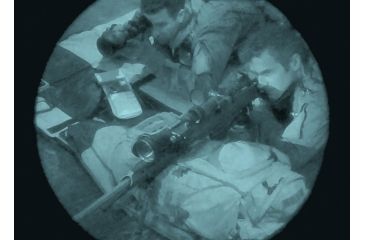 Image of Armasight PVS14 QS Gen 2+ Night Vision Monocular, Chrome Black &amp; White Tube NAMPVS1401Q9DI1