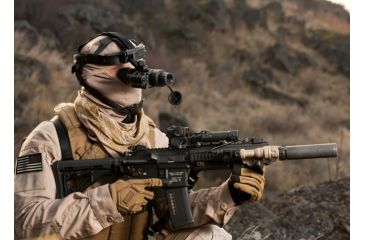 Image of Armasight Sirius Ghost MG Multi-Purpose Night Vision Monocular Gen 3 Ghost White Phosphor Manual Gain, Black NSMSIRIUS1GMDA1