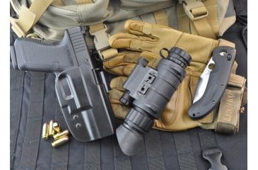 Image of Armasight Sirius Ghost MG Multi-Purpose Night Vision Monocular Gen 3 Ghost White Phosphor Manual Gain, Black NSMSIRIUS1GMDA1