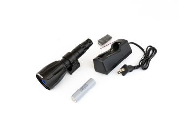 Image of Armasight XLR-IR850 Detachable X-Long Range Infrared Illuminator w/Dovetail to Weaver Transfer Piece Number 21, Rechargeable Battery, and Charger ANKIXLR017