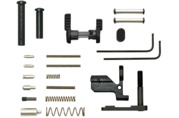 Image of Armaspec AR10 Gun Builders Lower Parts Kit, SS/Black, ARM150-BLK