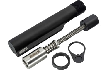 Image of Armaspec AR15 GEN4 H2 Stealth Recoil Spring Buffer Kit, SS/Black, ARM263-H2