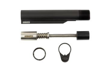 Image of Armaspec AR15 GEN4 H2 Stealth Recoil Spring Buffer Kit, Stainless/Black, ARM263-H2