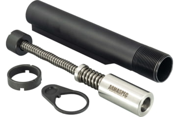 Image of Armaspec AR15 GEN4 H3 Stealth Recoil Spring Buffer Kit, SS/Black, ARM263-H3