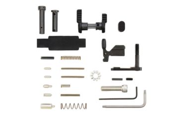 Image of Armaspec Superlight .223/5.56mm Lower Parts Kit, SS/Black, ARM252-BLK