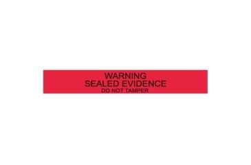 Image of Armor Forensics 7inch Red Warning Seals 100 - 3-4207