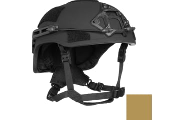 Image of ArmorSource Aire LE High Cut Ultra Lightweight Law Fully Loaded Enforcement Level IIIA Tactical Helmet, Coyote Brown, Medium, AIRELEHCCBSU3LR3KV2