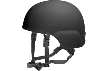 Image of ArmorSource Aire LE Law Enforcement Ultra-Lightweight Regular-Cut Ballistic Helmet, Black, Large, AIRELE-RCL-R4P2-BK