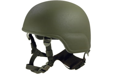 Image of ArmorSource Aire LE Law Enforcement Ultra-Lightweight Regular-Cut Ballistic Helmet, Foliage Green, Extra Large, AIRELE-RCXL-R4P2-FG