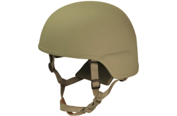 Image of ArmorSource Aire LE Law Enforcement Ultra-Lightweight Regular-Cut Ballistic Helmet, Coyote Brown, Small, AIRELE-RCS-R4P2-CB