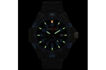 Image of Armourlite Caliber Series Blue Watch With Steel PVD Band, Black/Blue, Small AL621