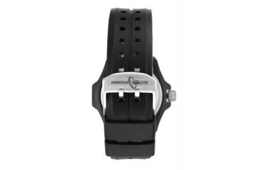 Image of Armourlite Caliber Series White Watch With Rubber Band, Black/White, Small AL613