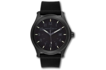 Image of Armourlite Field Series AL135 Swiss Made Tritium Illuminated Watch with Shatterproof Armourglass, Black Case, Blackout Dial, 42mm, AL135
