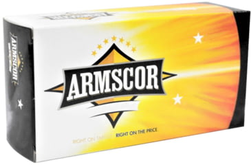 Image of Armscor Precision Inc .38 Super 125 Grain FMJ Brass Cased Pistol Ammo, 50 Rounds, ARMSFAC38SUPER1N