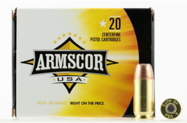Image of Armscor Precision Inc USA .45 ACP 230 Grain Jacketed Hollow Point Brass Cased Pistol Ammo, 20 Rounds, FAC45A-10N-20RD