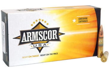 Image of Armscor Precision Inc USA .300 AAC Blackout 220 Grain Hollow Point Boat Tail Brass Cased Rifle Ammo, 20 Rounds, FAC300AAC-3N-20RD