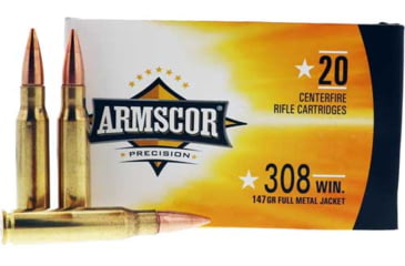 Image of Armscor Precision Inc Armscor Ammo .308 Win. 147gr. Fmj 20-pack