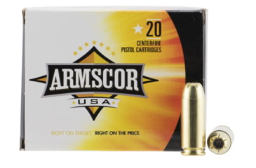 Image of Armscor Precision Inc USA 10mm 180 Grain Jacketed Hollow Point Brass Cased Pistol Ammo, 20 Rounds, FAC10-3N-20RD