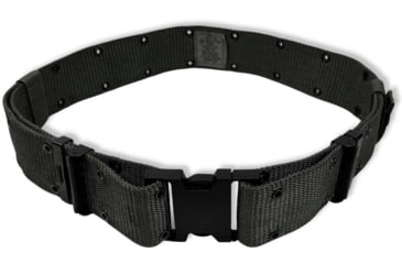 Image of Army Navy Sales GI Pistol Belt, Nylon, Adjustable, Black, NPBB