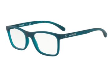 Image of Arnette AKAW AN7125 Eyeglass Frames 2472-50 - Matte Transparent Blue