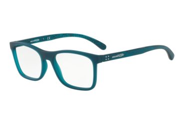 Image of Arnette AKAW AN7125 Eyeglass Frames 2472-53 - Matte Transparent Blue Frame