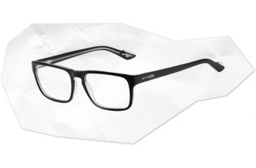 Image of Arnette Arnette Holly Eyeglasses, Top Black On Crystal SV-AN7050-0152
