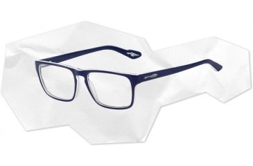 Image of Arnette Arnette Holly Eyeglasses, Top Blue On White/Blue SV-AN7050-0254