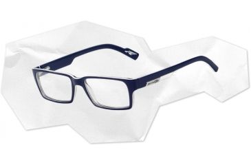 Image of Arnette Arnette Sync Eyeglasses, Top Blue/White/Blue Transparent AN7039-0147BI