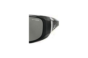 Image of Arnette Bluster 41/87 Shiny Black Frame / Grey Lens 800-3774