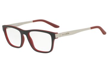 Image of Arnette BOOKWORM AN7122 Eyeglass Frames 2429-52 - Brush Mt Bordeaux/Mt Bordeaux Frame