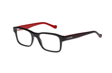 Image of Arnette Cross Fade Eyeglasses, Gloss Black/Red (Internal Temple) Frame-AN7087-0251