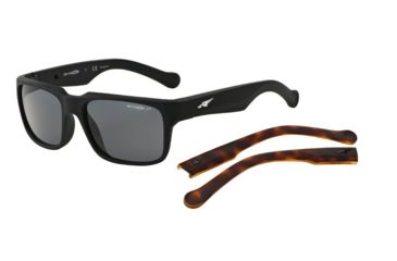 Image of Arnette D STREET AN4211 Bifocal Prescription Sunglasses, 55mm, Fuzzy Black, AN4211-447-81-55-BI