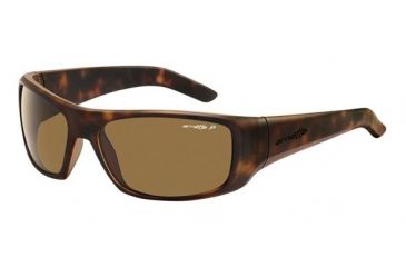 Image of Arnette Hot Shot Progressive Prescription Sunglasses, Fuzzy Havana Frame, Polarized Brown Lens, Polarized-AN4182-06PR