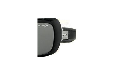 Image of Arnette Infamous II 41/87 Shiny Black Frame / Grey Lens 800-3746