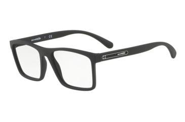 Image of Arnette MC TWIST AN7147 Progressive Prescription Eyeglasses, 54mm, Matte Black, AN7147-01-54-PRO
