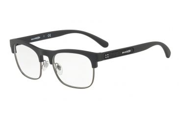 Image of Arnette RIPON AN7131 Single Vision Prescription Eyeglasses, 52mm, Matte Black / Matte Gunmetal, AN7131-01-52-SV