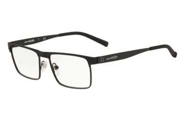 Image of Arnette SHYP AN6120 Eyeglass Frames 696-53 - Black Rubber/Matte Black