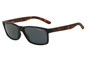 Image of Arnette SLICKSTER AN4185 Progressive Prescription Sunglasses, 59mm, Fuzzy Black, AN4185-227381-59-PRO