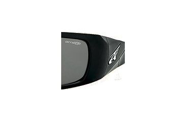 Image of Arnette The Score 41/87 Shiny Black Frame / Grey Lens 800-3755
