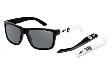Image of Arnette Witch Doctor Bifocal Prescription Sunglasses, Public Enemy Frame, Grey Lens-AN4177-20BI