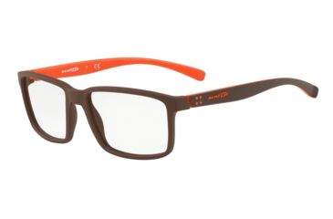 Image of Arnette YO! AN7157 Prescription Eyeglasses, 55mm, Matte Brown, AN7157-2565-55-SV