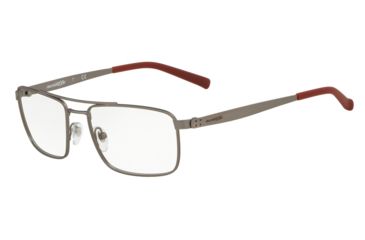 Image of Arnette ZIPLINE AN6119 Bifocal Prescription Eyeglasses, 55mm, Gunmetal Rubber, AN6119-700-55-BI