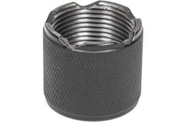 Image of Arsenal Inc AR Barrel Nuts Thread Protector Muzzle, 24x1.5mm, RH Threads, Black Oxide, One Size, AK-041US