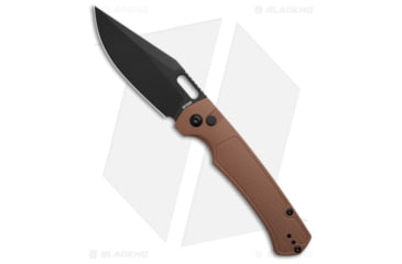 Image of Artisan Cutlery BHQ Exclusive Revel Chocolate FRN Folding Knife, 3.54in, AR-RPM9, Clip Point Blade, Brown Handle, Black/Brown, 8.07in, BHQ-216614