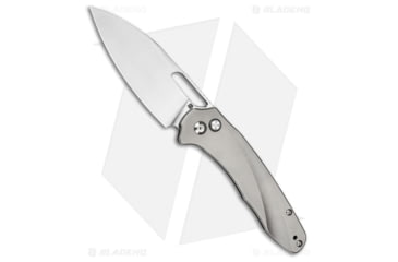 Image of Artisan Cutlery Ornis Folding Knife, 3.52in, CPM-S90V, Drop Point Blade, Titanium Gray Handle, Steel/Gray, 8.01in, BHQ-201639