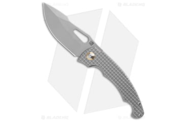 Image of Artisan Cutlery Xcellerator Folding Knife, 3.86in, CPM-S90V, Drop Point Blade, Titanium Gray Handle, Steel/Gray, 8.86in, BHQ-186571